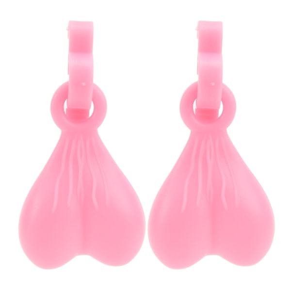 1 par dekorative skoclips Charm Glow in The Dark Sko Charm til drenge Piger Kvinder Mænd Fødselsdagsgaver Luminous Pink Luminous Pink