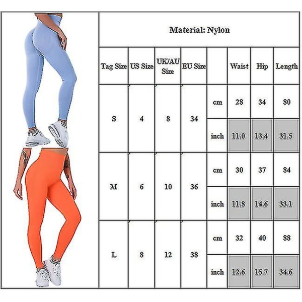 Women's High Waist Gym Leggings Full Length Stretch Fitness Sport