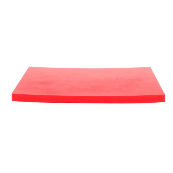 Rød Læderstansningsmåtte - 15 cm Lang x 10 cm Bred, Støjreducerende og Rivfast Håndværksmåtte til DIY-Projekter