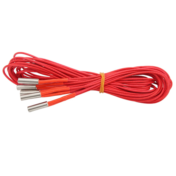 5 stycken 3D-skrivaruppvärmningsrörpatronvärmare - Rostfritt stål Extruder Hotend stavar, DC 12V 40W, 1 meter lång