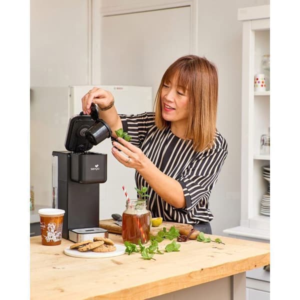 Elkanna - SENYA - Tea Time Pro SYBF-CM035N - 1,2 L - Pekskärm - 3 program Svart