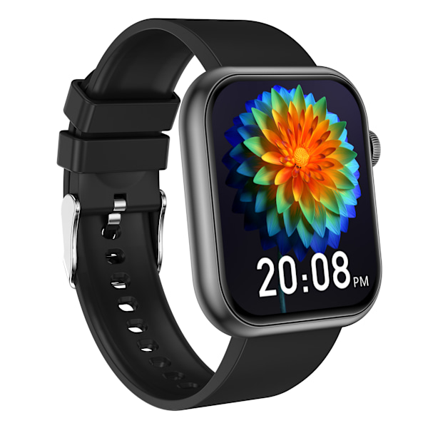 INF Smartwatch med pulsmåler, blodtryksmåler, iltmåler og flere sportstilstande Sort
