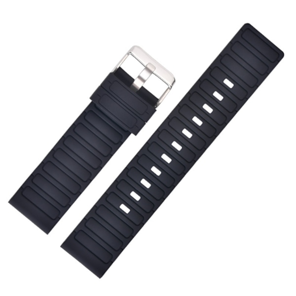 Huawei GT2/GT3/GT4 tvåfärgade silikonarmband Svart