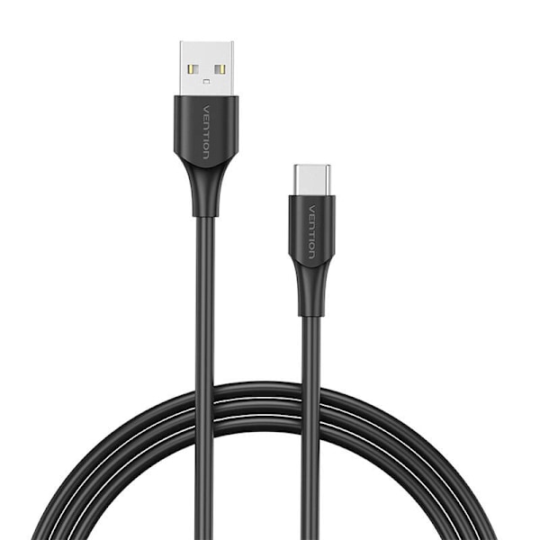 USB 2.0 til USB-C kabel Ventilation CTHBC 3A, 0,25m sort