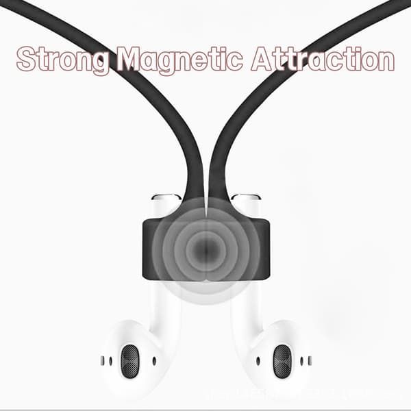 Magnetisk rem til AirPods 2, AirPods Pro 2/3 Black Black