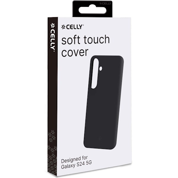 Cromo Soft rubber case Galaxy S24 5G Svart