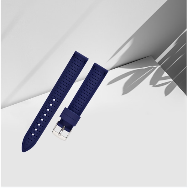 Silikonerem til Huawei GT3/Watch 4 Blå 20 mm