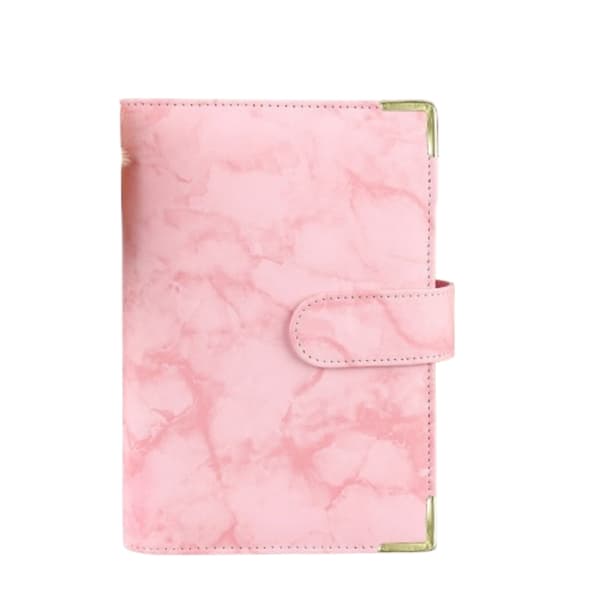 A6 ringbind med budgetblad budgetplanlægger Pink Pink
