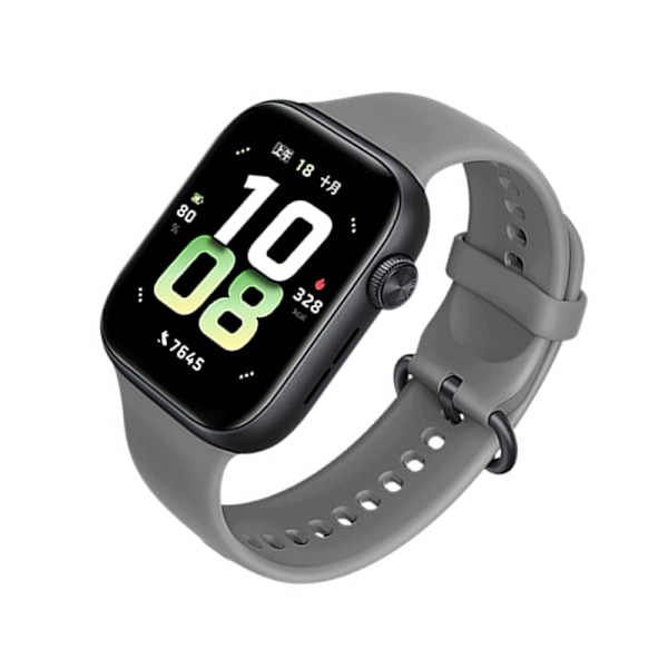 Tyylikäs silikonihihna HONOR WATCH 5:lle Tummanharmaa