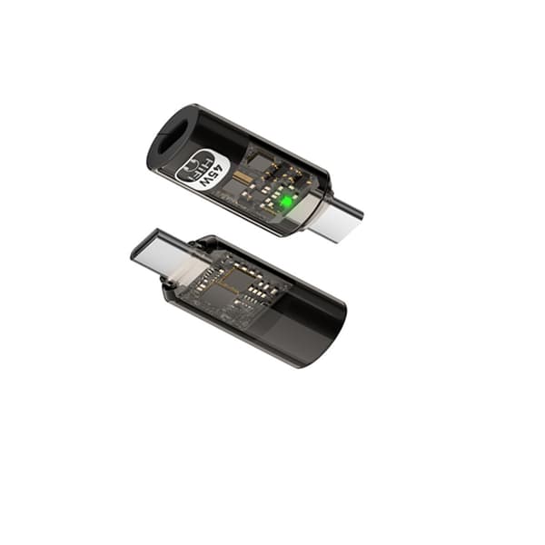 3-in-1 Lightning & Type-C -sovitin APPLE iPhone -laitteille – Nopea lataus ja Hi-Fi-ääni Black Black