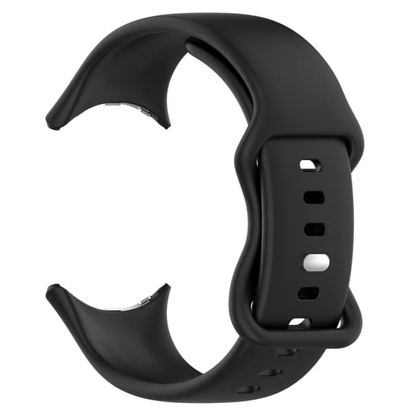 Silikonarmband för Google Pixel Watch - 41 mm Black Black
