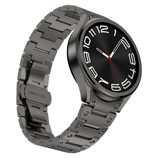 Galaxy Watch armband i rostfritt stål - Space Gray