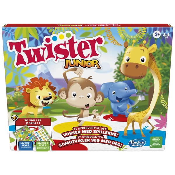 Spil - Twister Junior - 2-i-1 (DK/NO)