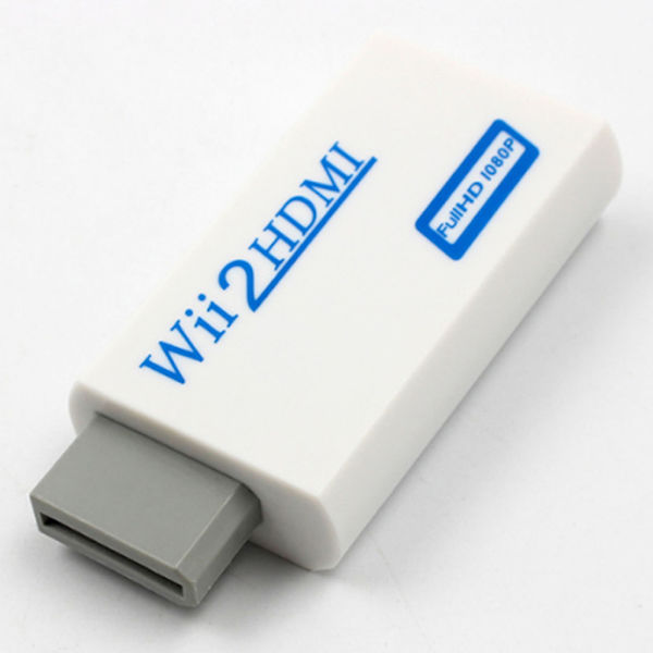 INF HDMI-adapter Kompatibel med Nintendo Wii – Full HD 1080p Vit