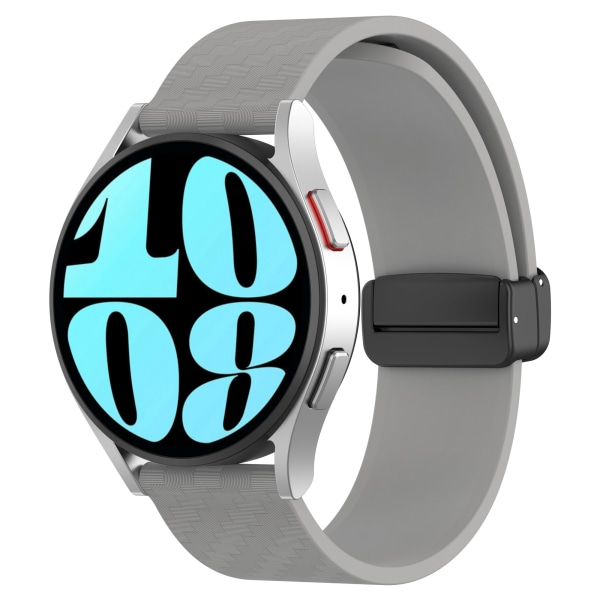 Klockarmband för 22 mm Garmin/Huawei/Samsung Galaxy Watch Siliko Grå