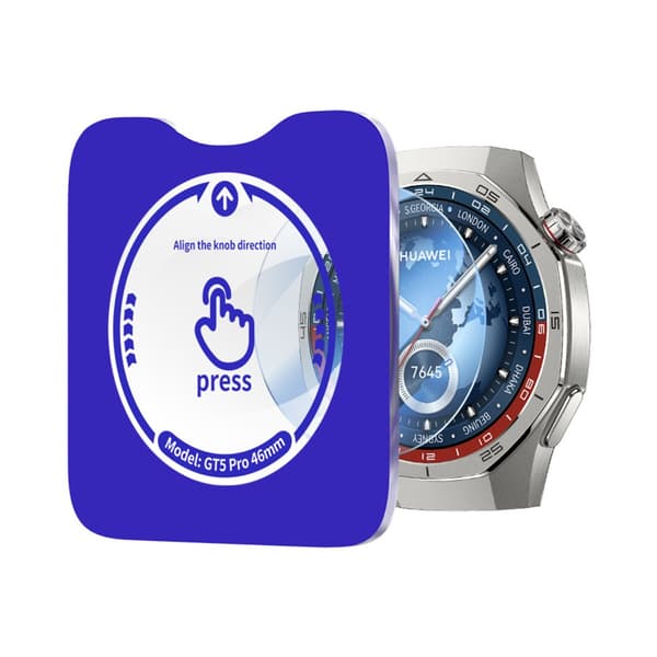 Safiirilasinen näytönsuoja Huawei Watch GT5/GT6 46mm -kelloon