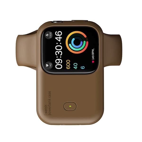 Magnetisk oplader - [49mm] - Bærbar trådløs oplader til Apple Watch Ultra Brown Brown