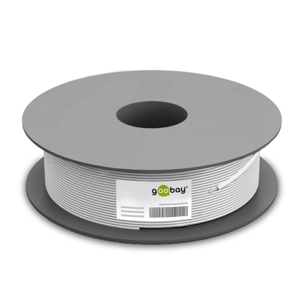 CAT 5e nätverkskabel, F/UTP, grå