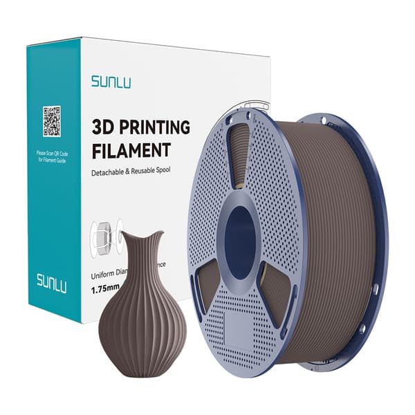 Sunlu PLA Classic Chocolate filament 1,75 mm, 1 kg – PLA för FDM 3D-skrivare