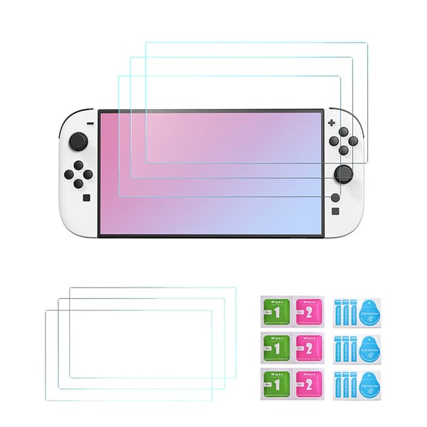 Switch 2 HD Karkaistu Lasinen Näytönsuoja 3-pakkaus