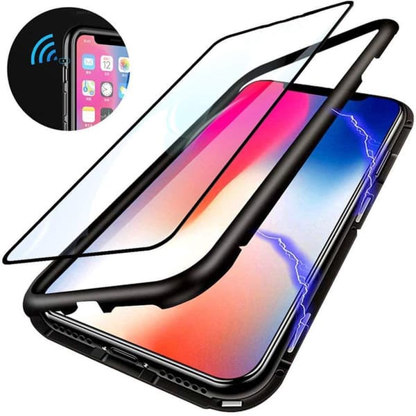Mobilcover dobbeltsidet hærdet glas XiaoMi Redmi Note7 / 7Pro - Sort