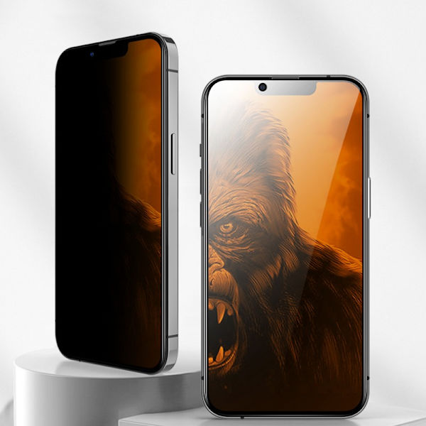 Skærmbeskytter med positioneringshjælp iPhone 11/XR Gennemsigtig