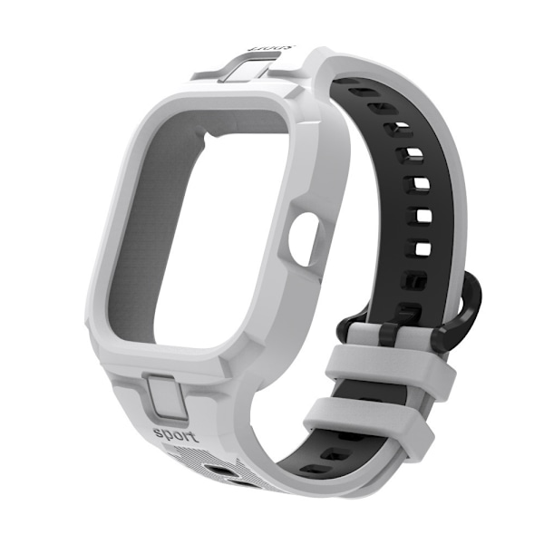 Sportsurrem til Vivo Watch GT/Redmi Watch 4 Sort + Hvid