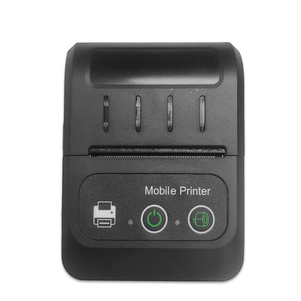 Termisk printer med USB og Bluetooth, 50-80mm/s til kvitteringer, billetter og restaurantordrer, kompakt til mobil udskrivning
