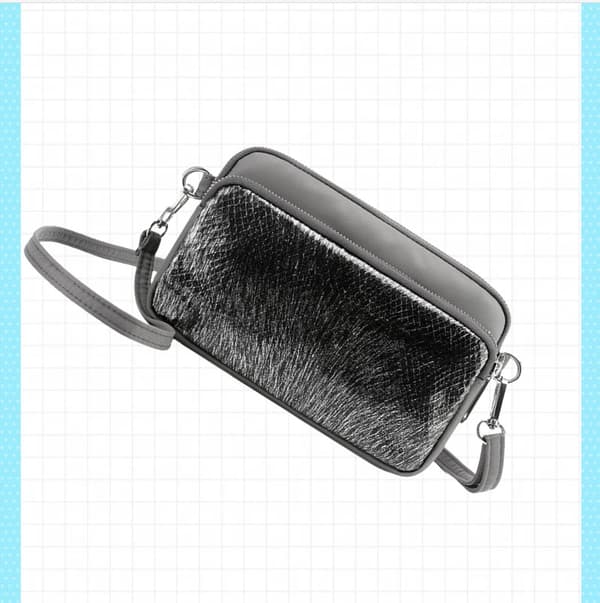 Stilfuld Glitter Telefon Taske Grey Grey