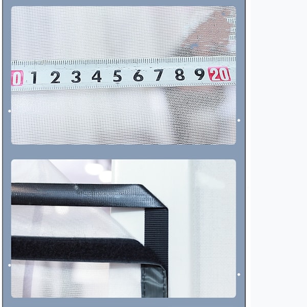 Magneettinen hyönteisverkkooviverho M