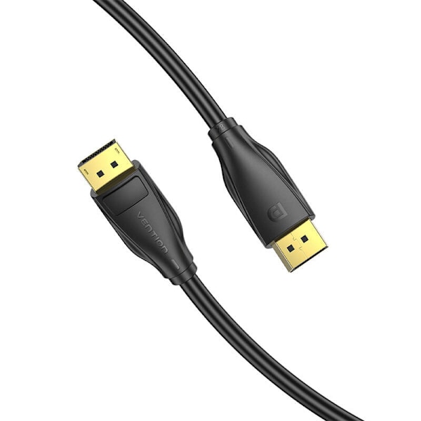 DisplayPorDisplayPort 1.4 Kabelventilation HCCBI 3m, 8K 60Hz/ 4K 120Hz (sort)t Kabel 3m Ventilation HCCBI (sort)