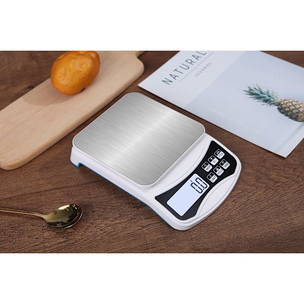 Digitaalinen keittiövaaka 5 kg / 0,1 g Valkoinen