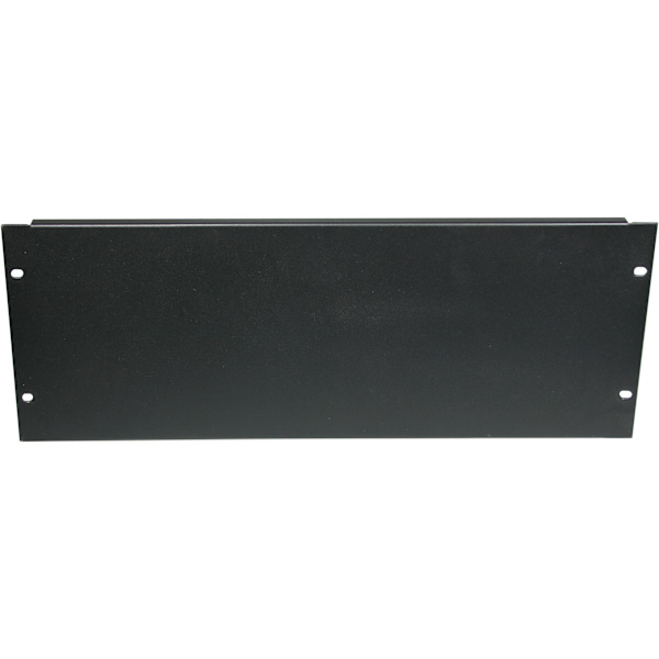 Cover panel, 4U, 19" , black