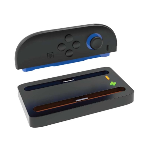 Kompakt laddningsdocka för Nintendo Switch 2 Joy-Con-handtag Laddningsbas Laddningsdocka med dubbla platser och LED-indi