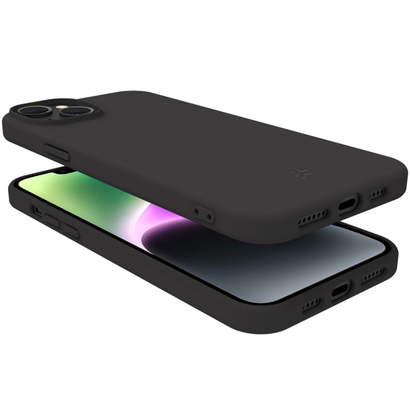 Cromo Soft rubber case iPhone 15 Svart