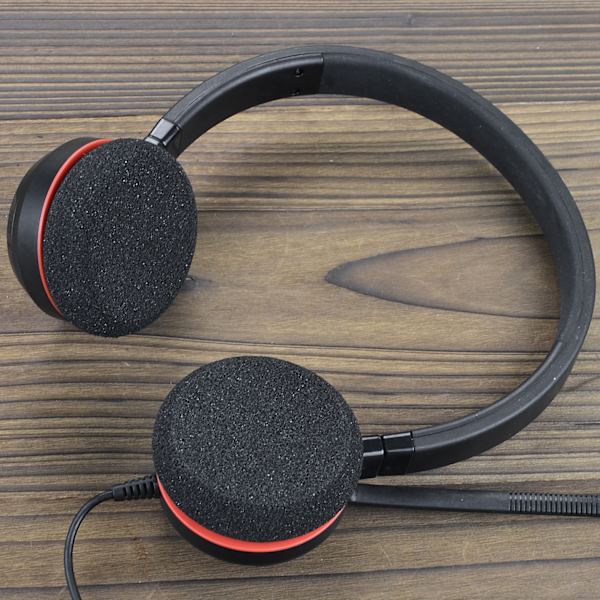 INF Öronkuddar för Jabra Evolve 20, 20SE, 30, 30II, 40, 65 Svart