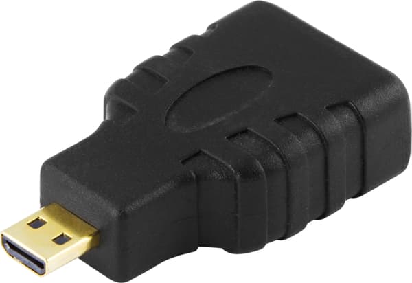 HDMI High Speed w/ Ethernet adapter, Micro HDMI ma - HDMI fe