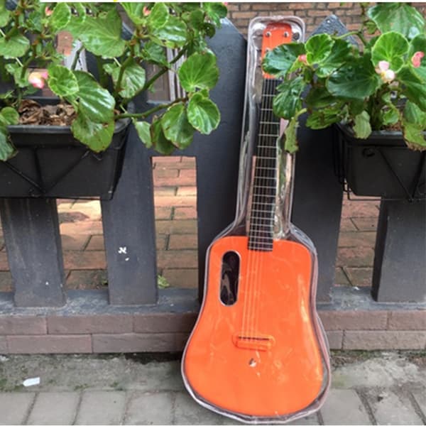 42-tommer gennemsigtig guitar opbevaringstaske