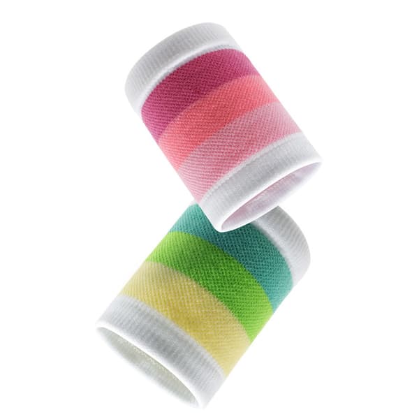 Dopamin Färg Handledsband (2-pack) Pink Pink