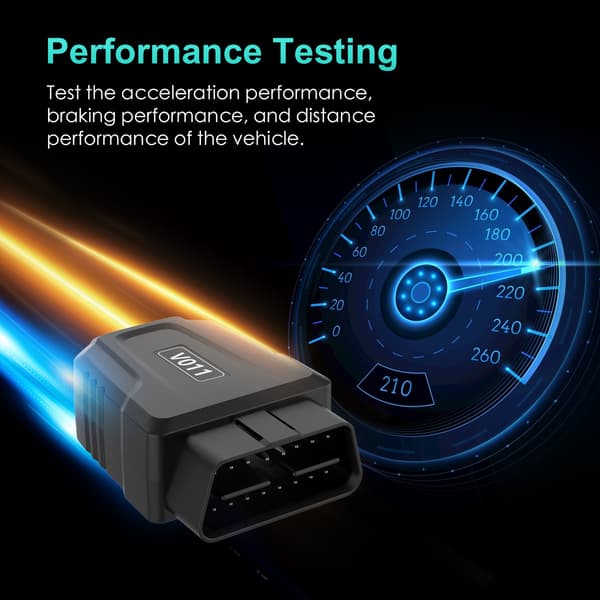 Bil Felkodsläsare: Diagnostisera och Åtgärda Motorproblem, Läs Dataflöden och Få Fordonsinformation med Bluetooth 5.4 OBDII Diagnostikverktyg