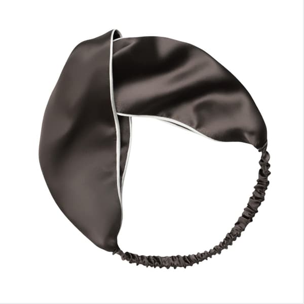100% silkeshårband med bred brätte Brown Brown