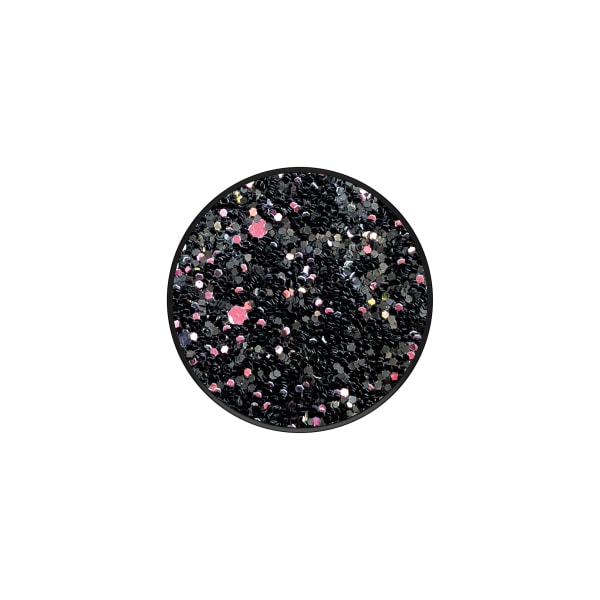 POPSOCKETS Sparkle Black Avtagbart Grip med Ställfunktion Premium Multifärg