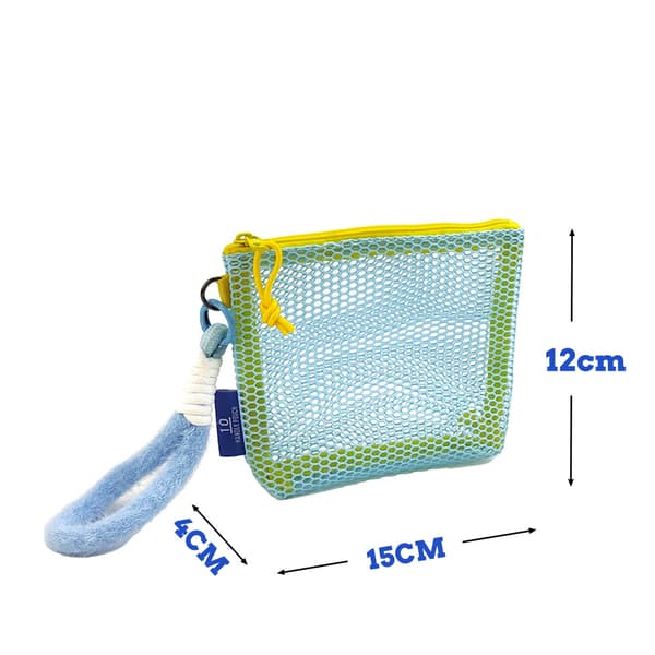 Box Bag Handväska Kosmetikväska Blue Blue