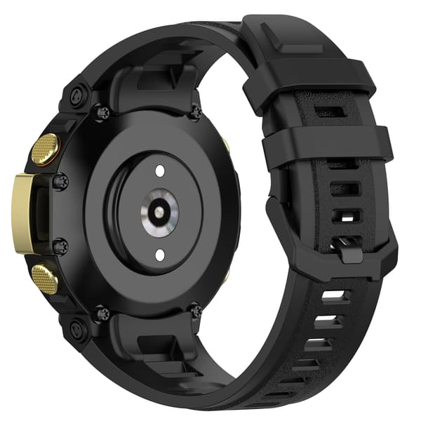 Silikonarmband för Amazfit T-Rex 2 Black Black