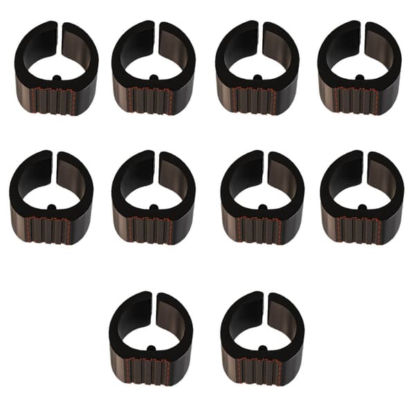 10-pak bueformede møbelbenspuder Black S Black S