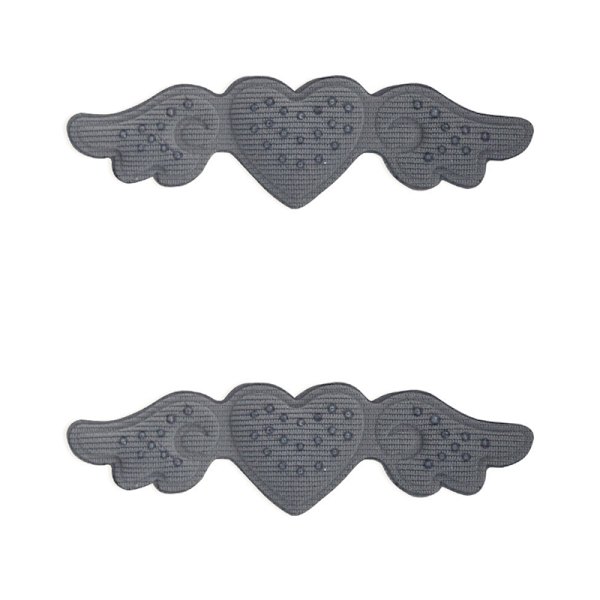 Kantapääkahvat (2 paria) - 6 mm paksu Harmaa