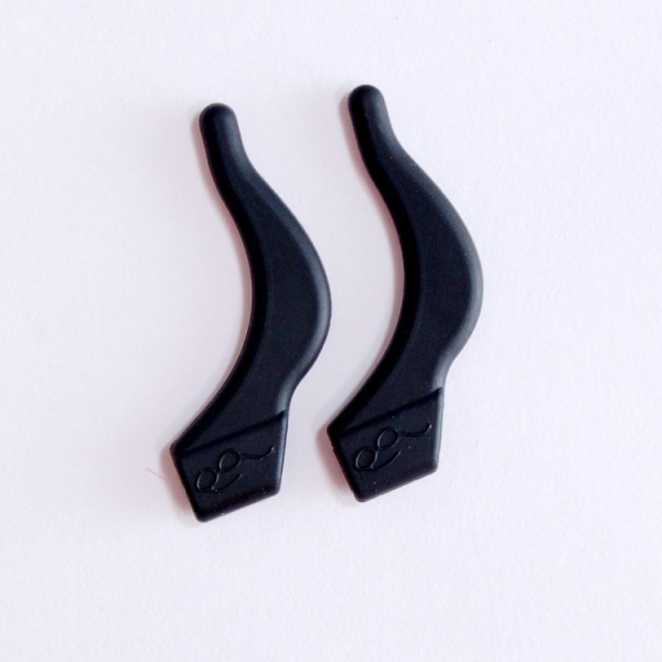 Anti-slip silikone brilleholder 12-par Sort