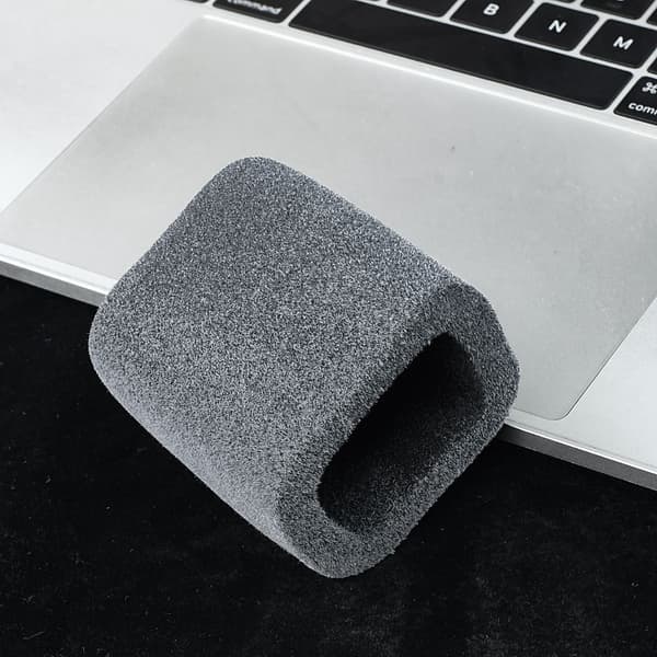 Flocket mikrofoncover til FIFINE AmpliGame AM8 - Forbedret lydklarhed Grey Grey