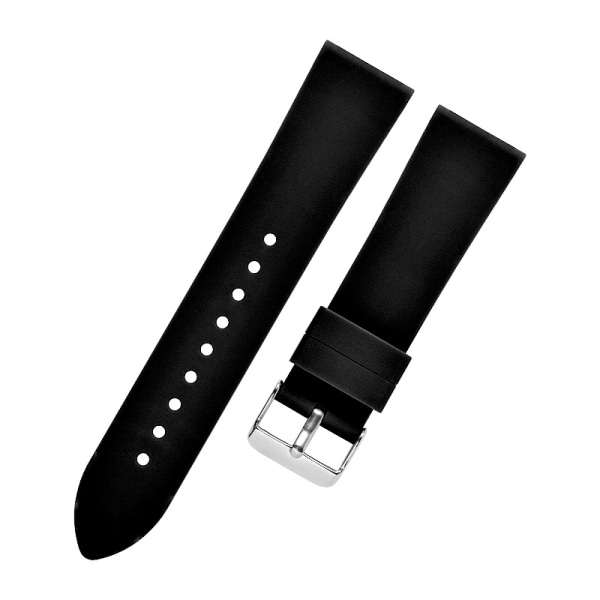 Silikone rem til Huawei GT3/2 Honor Watch 4 Sort S