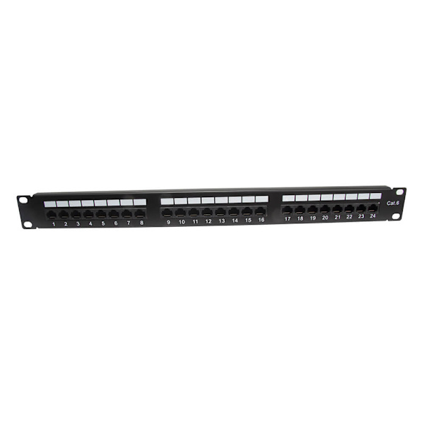 Patch Panel 19" 1U Krone CAT6 UTP 24 Porte